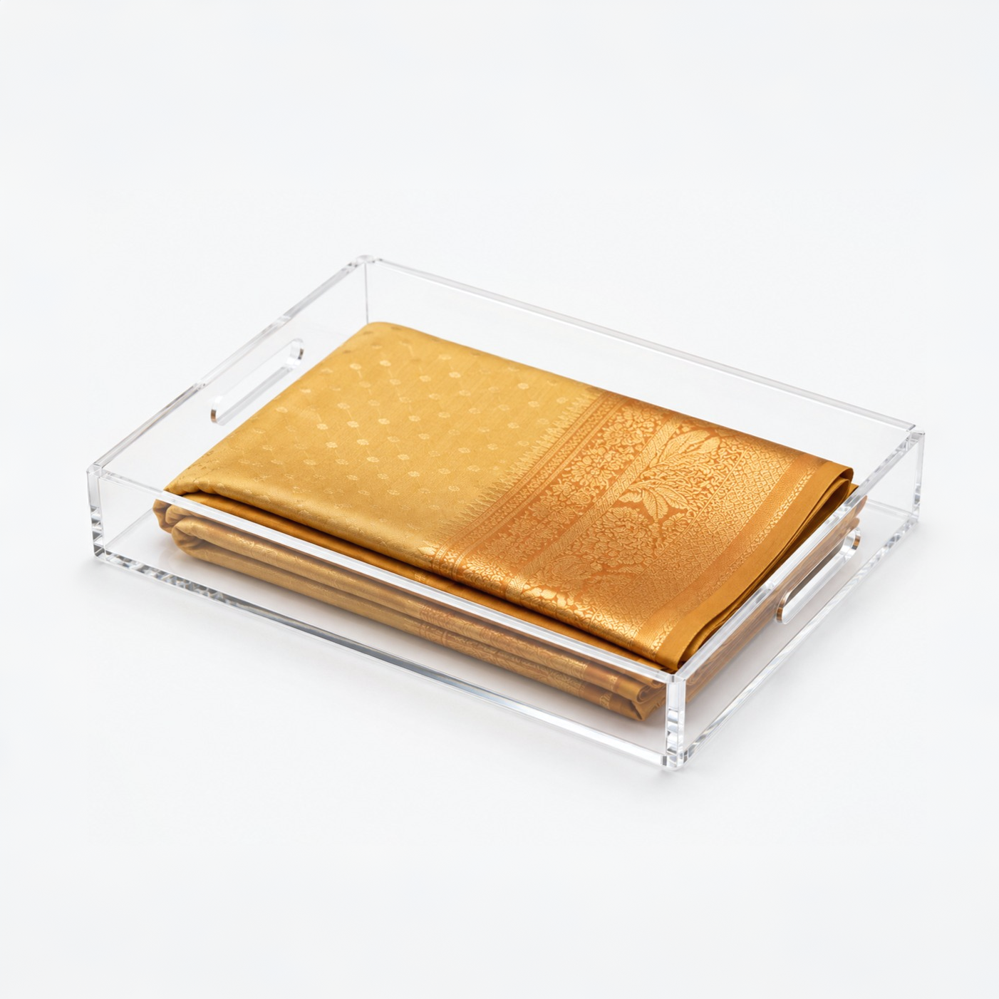 Acrylic Saree Tray