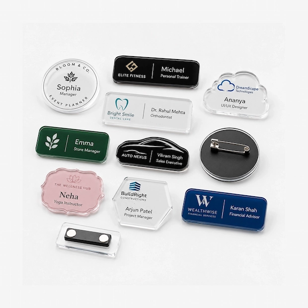 Acrylic Badges